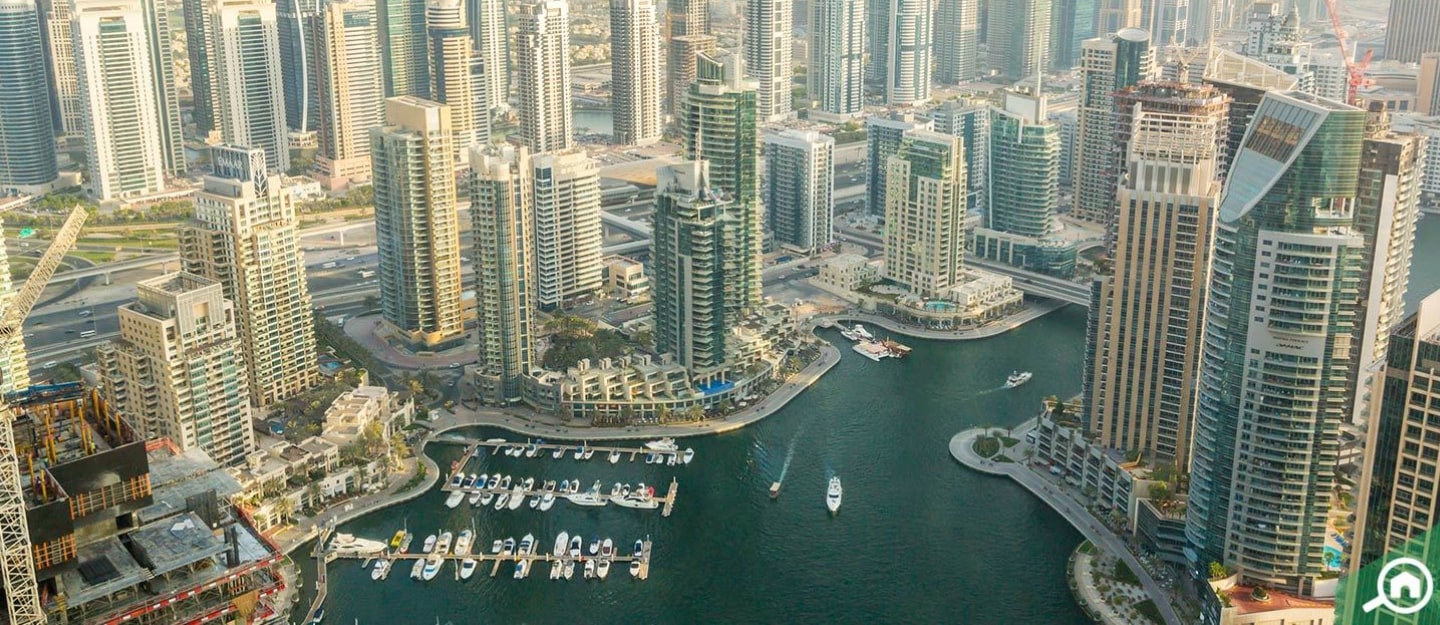 مناطق سكنية قريبة من المولات في دبي