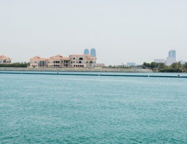 waterfront view of al reem island in abu dhabi