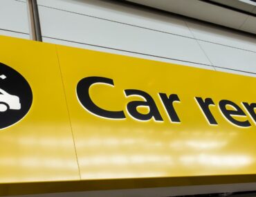 Sign board for Requirements for renting a car in Dubai