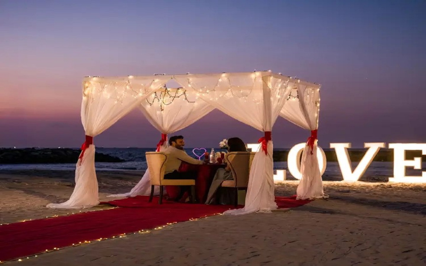 مطاعم رومانسية في الشارقة