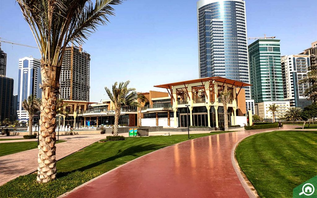 Running track at AlMajaz Waterfront