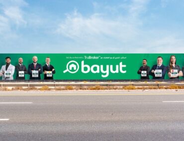 TruBrokers gracing Bayut’s SMBZR billboard