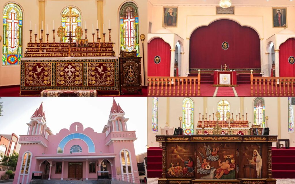 glimpses of one of the top churches in Dubai, especially for the Indian Orthodox community.