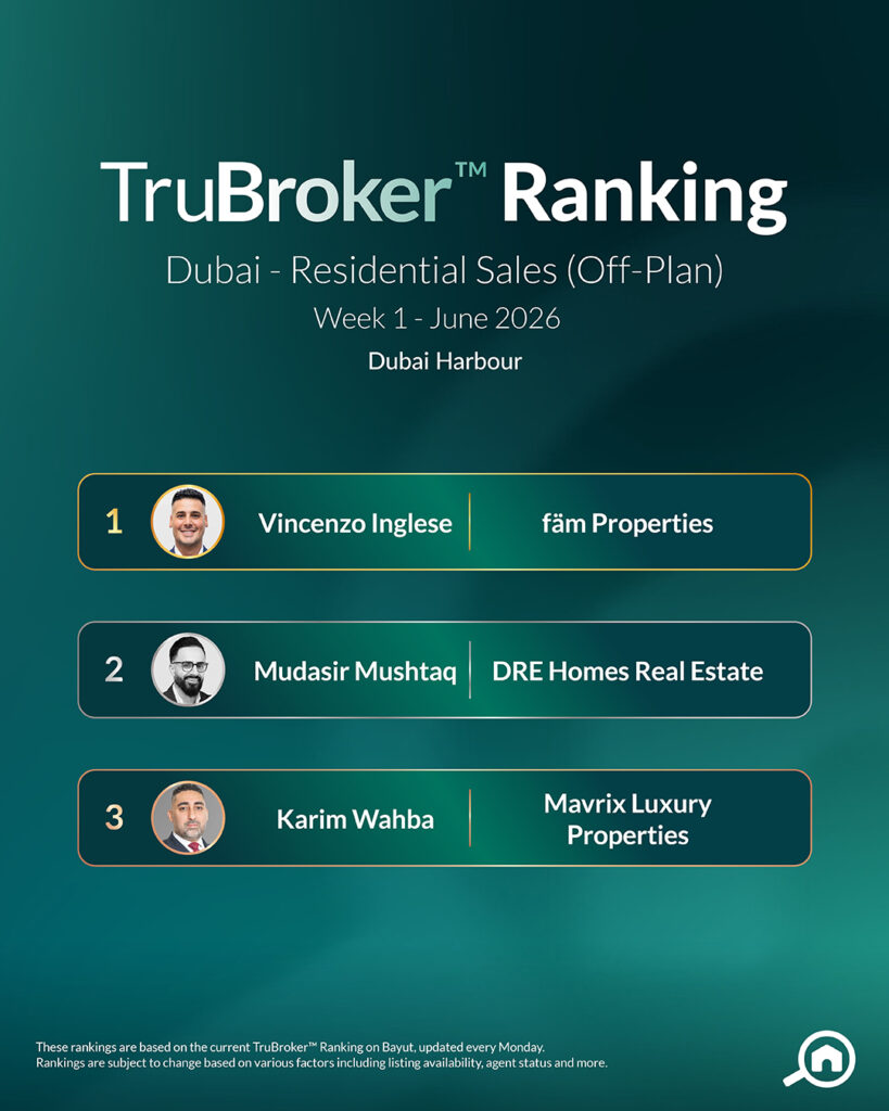 Sales Off-Plan JuneW1 Dubai Harbour