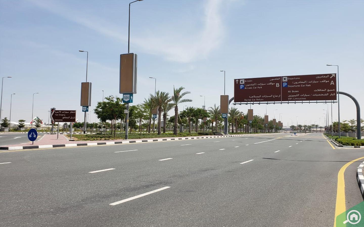 شارع في دبي الجنوب