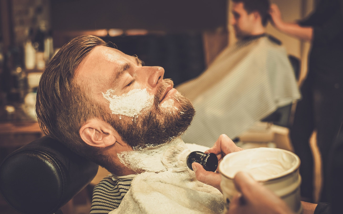Barber shop interior