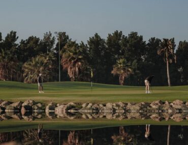 View of the golfing facility at Sharjah Golf and Shooting Club