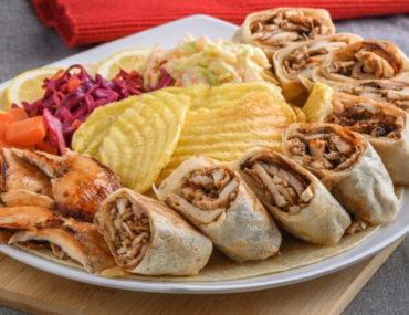 شاورما وبطاطا