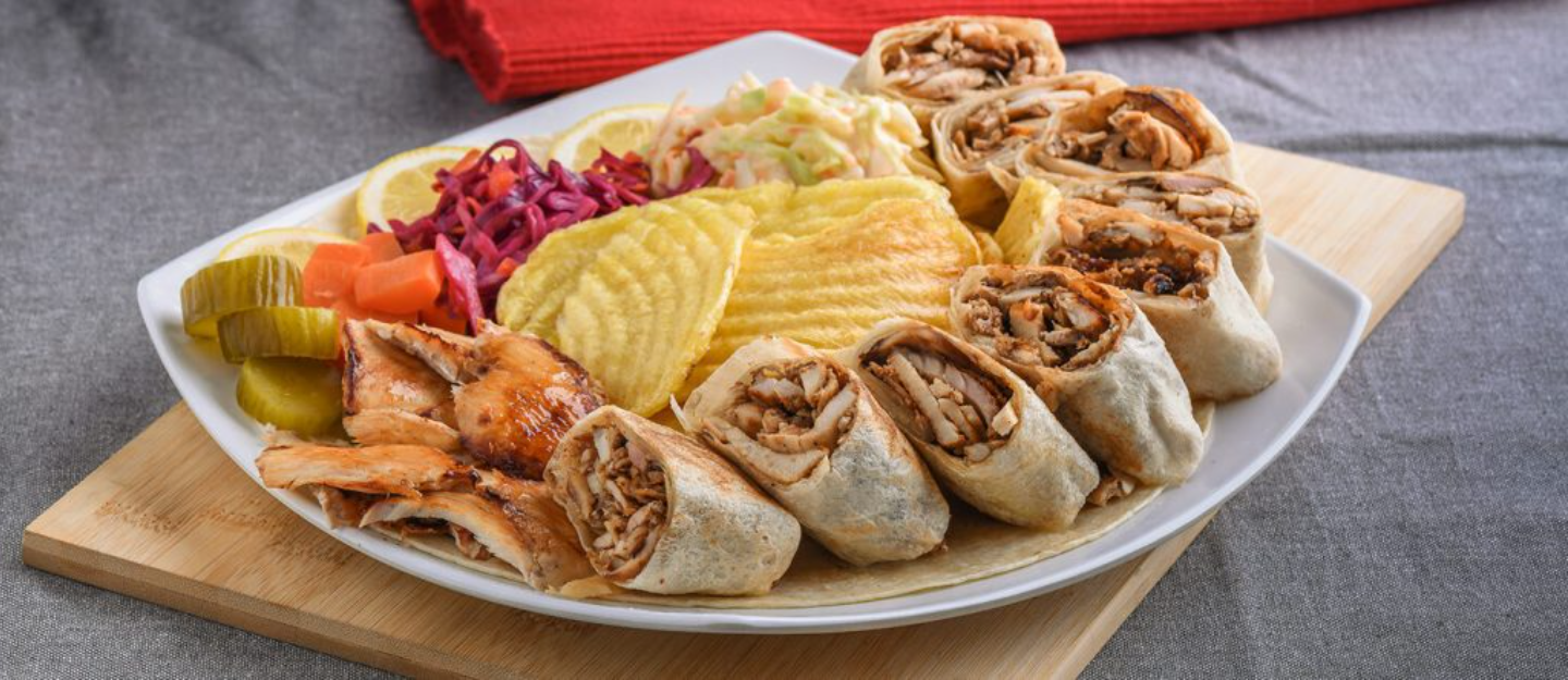 شاورما وبطاطا