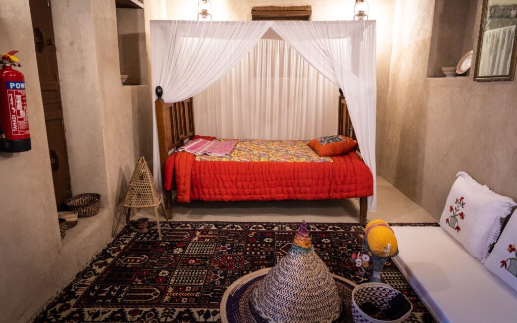 Inside view of the room in Kalba museum Sharjah