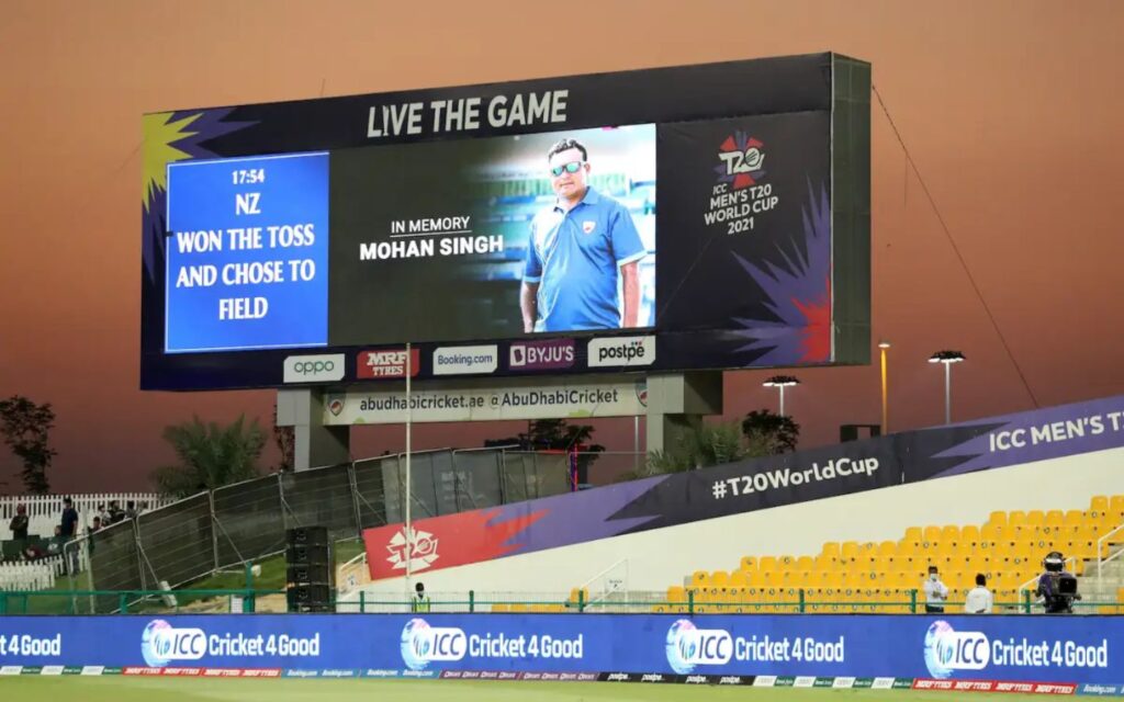 tribute to the curator of sheikh sultan bin zayed stadium