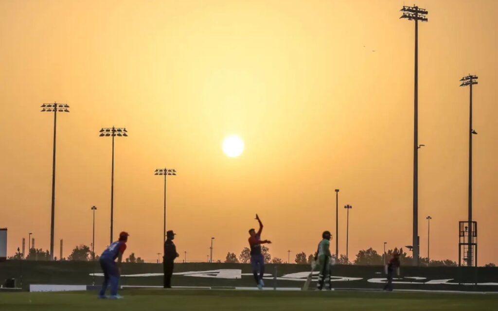 Sheikh Zayed Stadium is known for Day–night cricket matches in Abu Dhabi