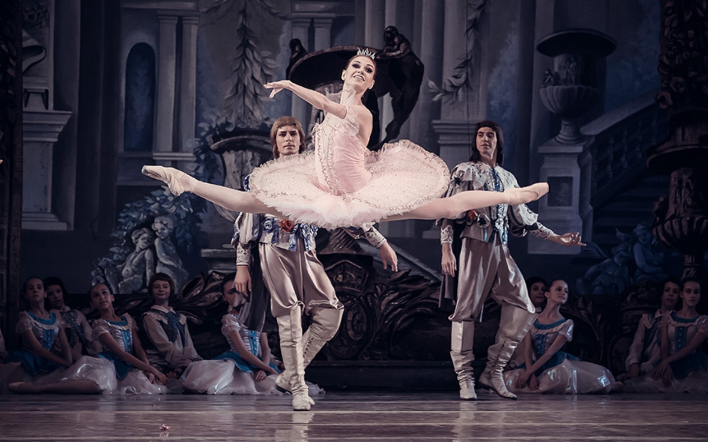 Ballet dancer performing at events in Dubai in April 2019