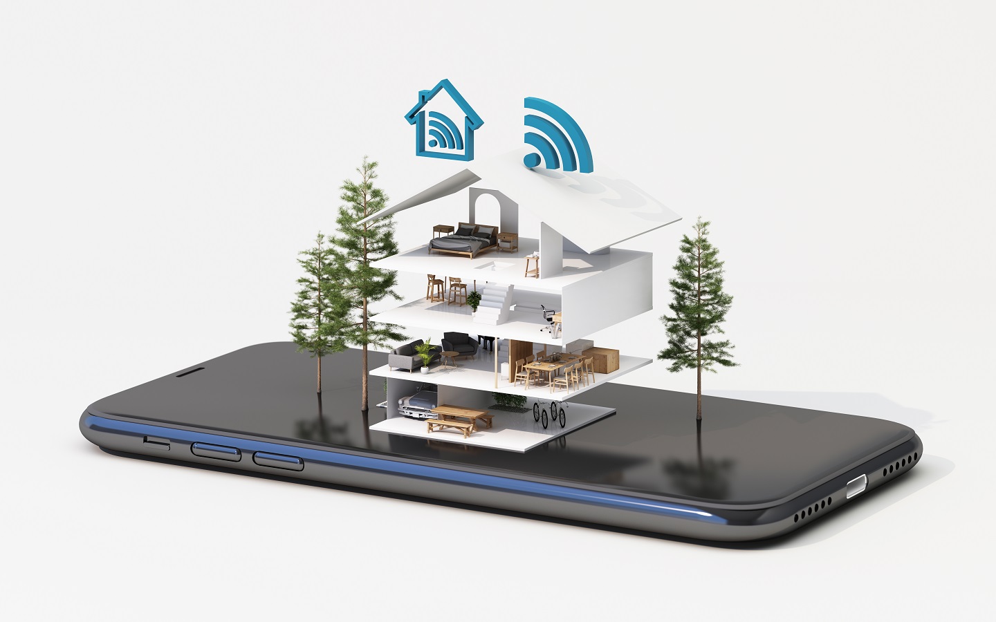 الأمن في المنازل الذكية