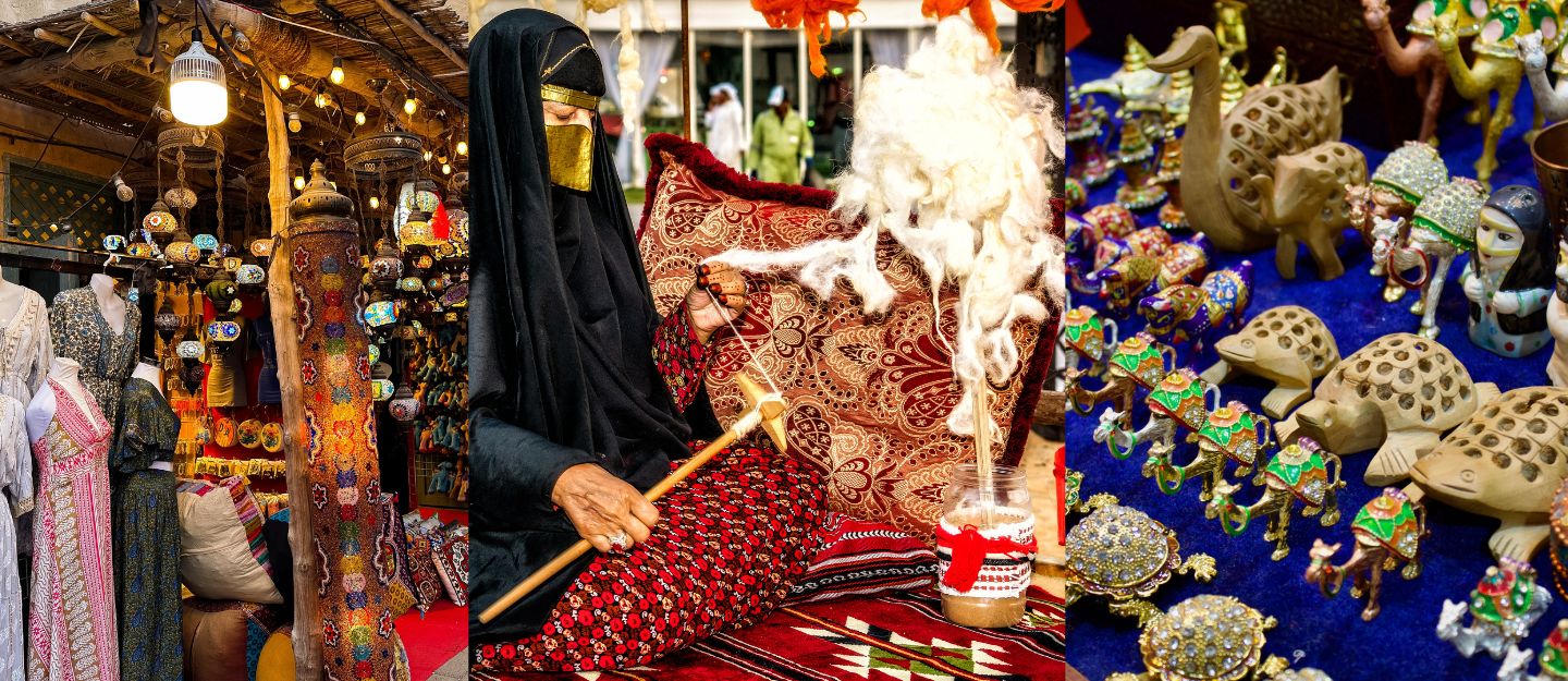 glimpses of Souq Al Qattra, one of the best Traditional market in Al Ain