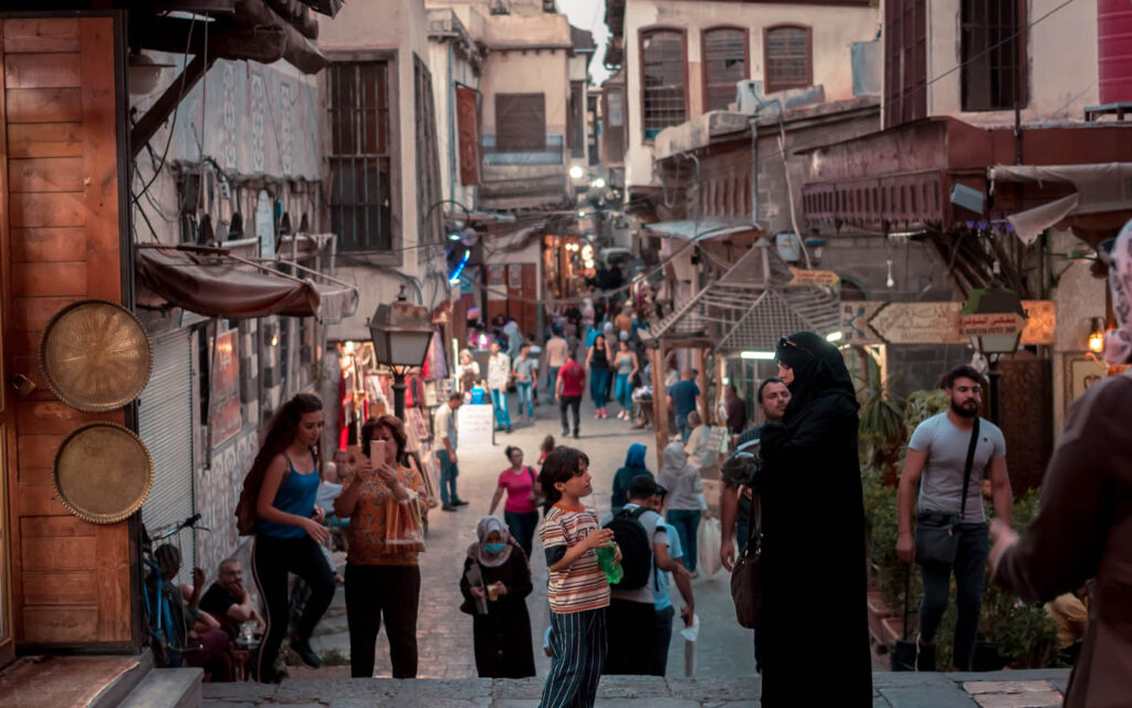 أحد أسواق دمشق