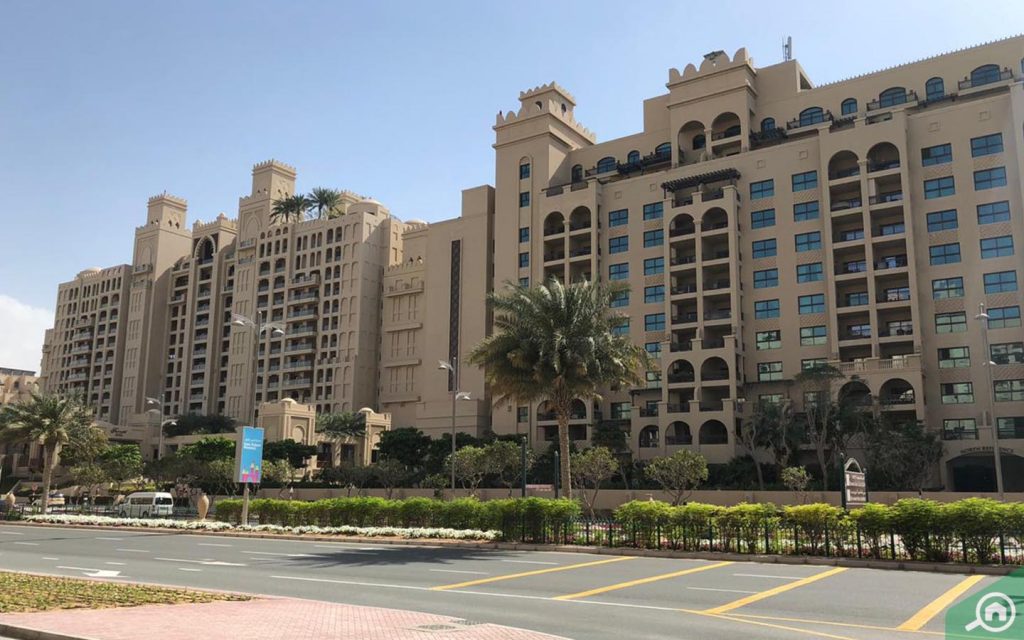 Street view of Fairmont Palm Residences