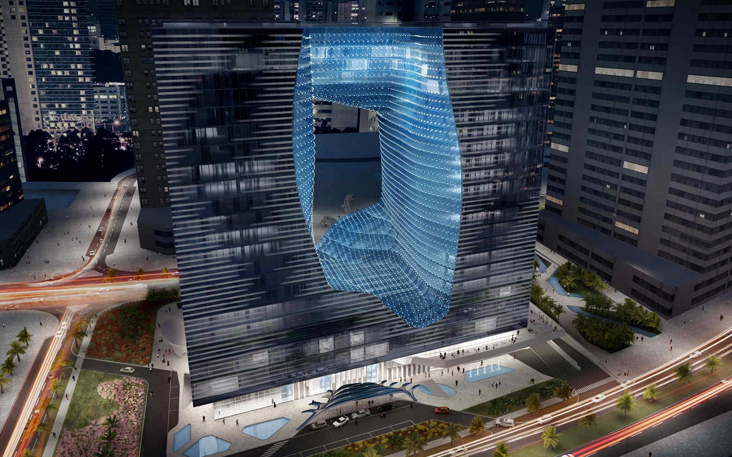 المبنى العائم