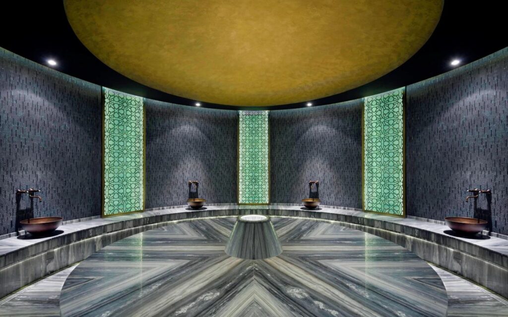 inside view of luxury hammams in Dubai