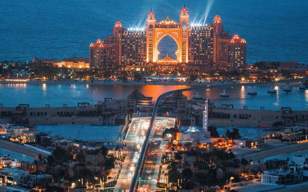 The View at The Palm is popular Dubai nightlife attractions