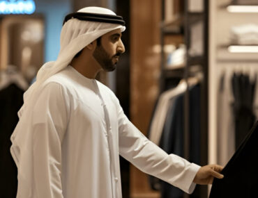 شخص إماراتي يتسوّق