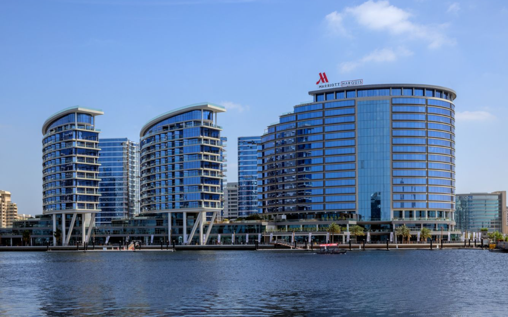 فندق ماريوت ماركيز دبي من الخارج