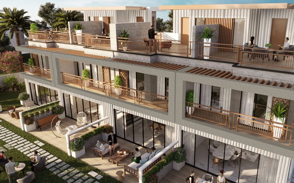 Pros of living in DAMAC Hills 2 include modern apartments with great amenities