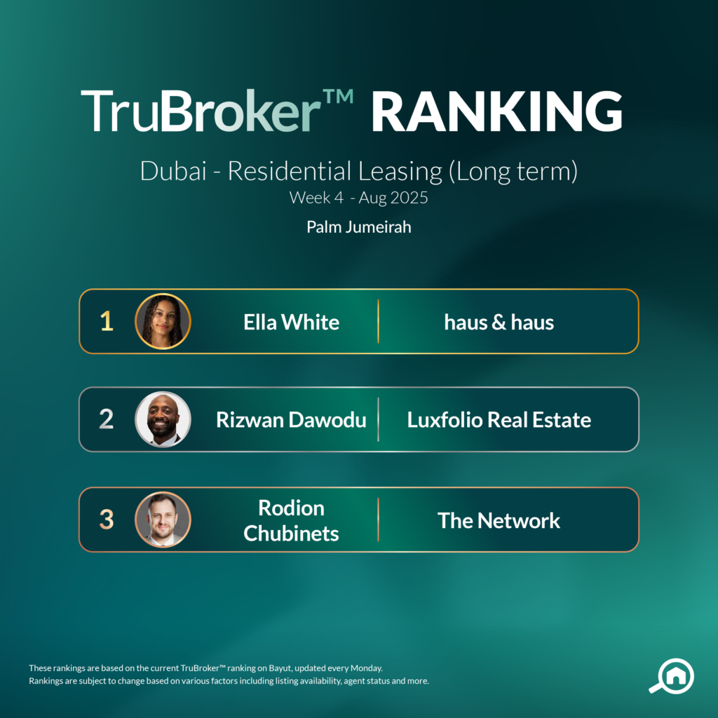 trubrokers property rentals palm jumeirah