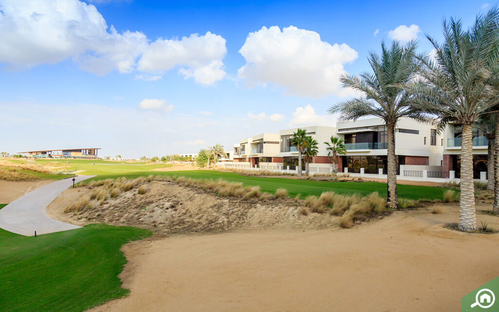 view of Trump International Golf Club in DAMAC Hills, Dubai