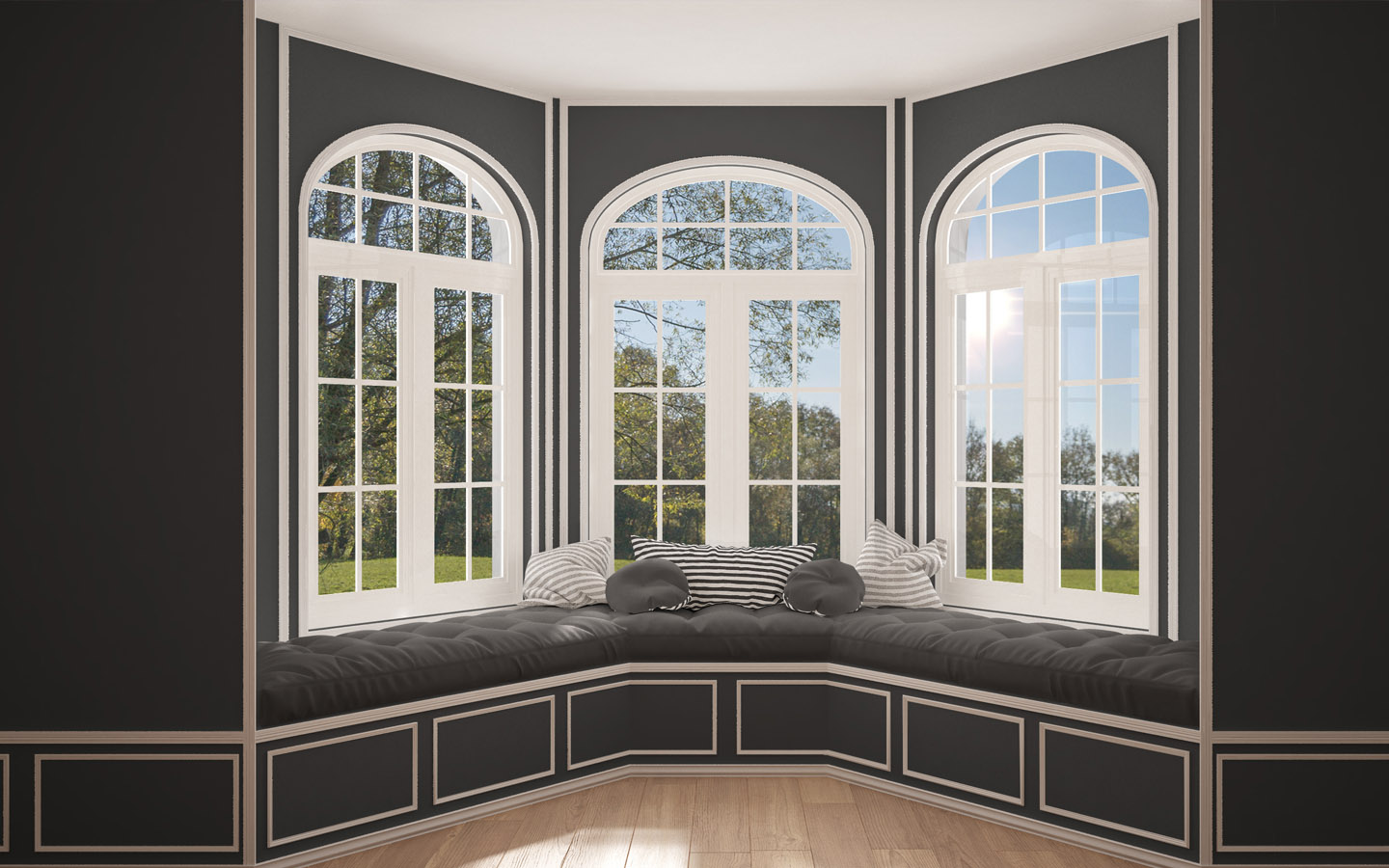 شباك بارز من الحائط