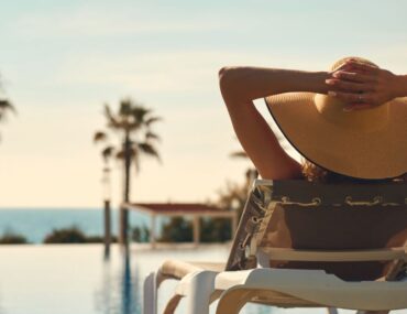 Woman enjoying at one of the National Day staycations in Ras Al Khaimah