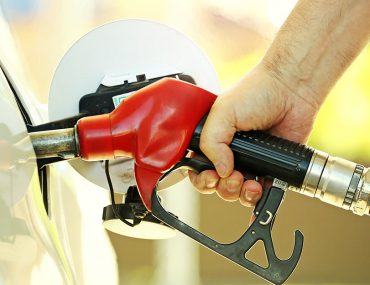 refueling a car in Dubai petrol station