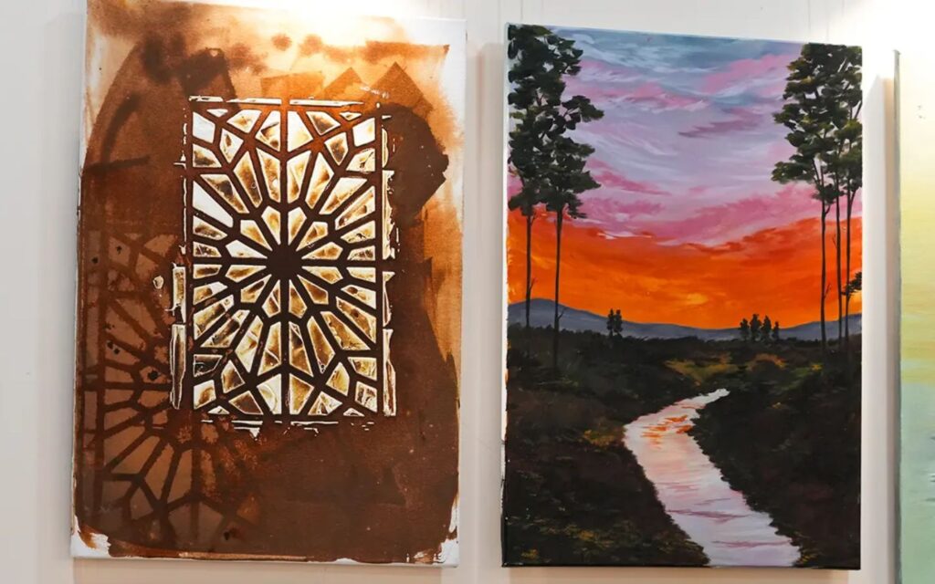 art studio at UoS in sharjah