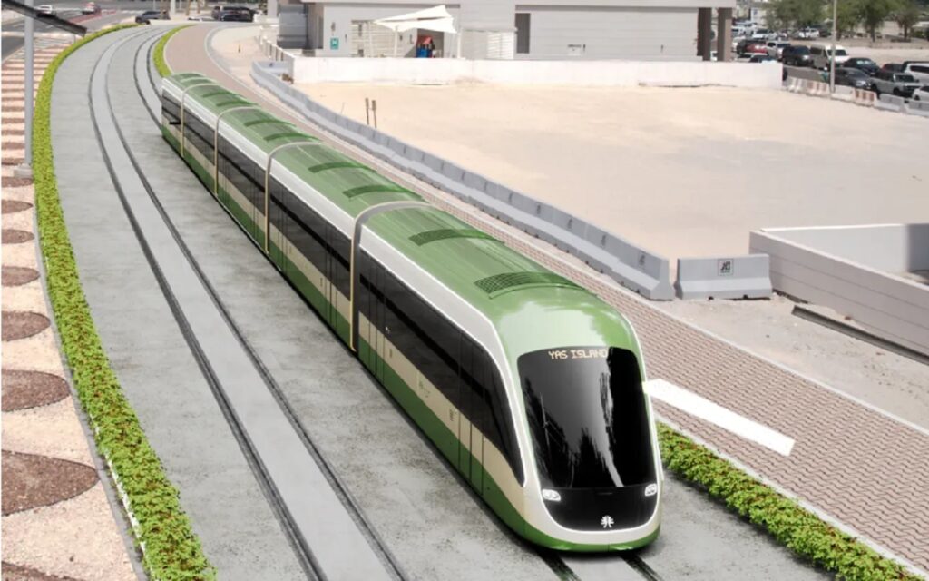 under-development transport projects in Abu Dhabi