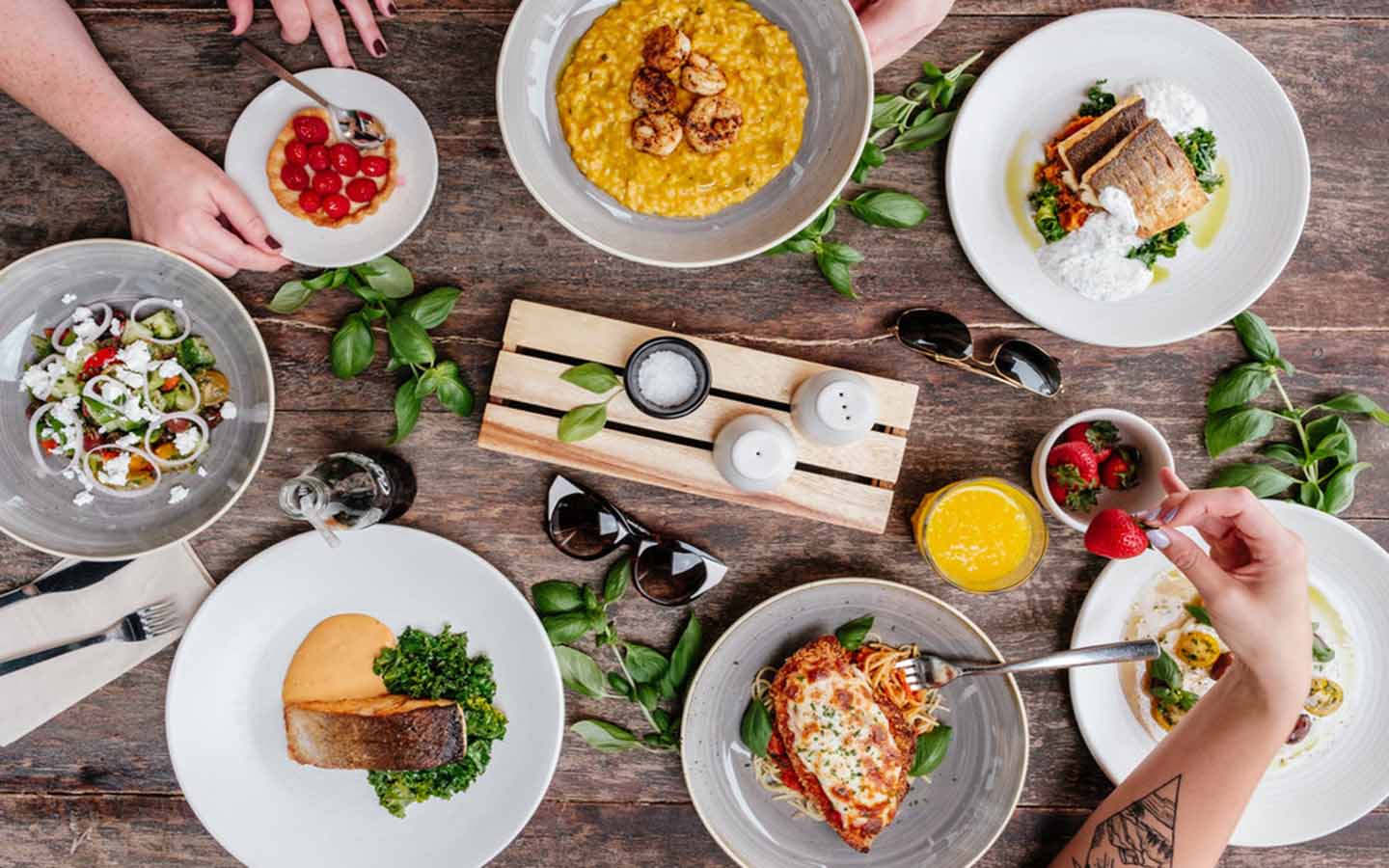 food at Urban Bistro Cafe Dubai
