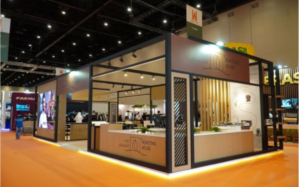 exhibition spaces at one of the top coffee festival in Dubai