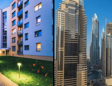 مجمع سكني ومباني مستقلة