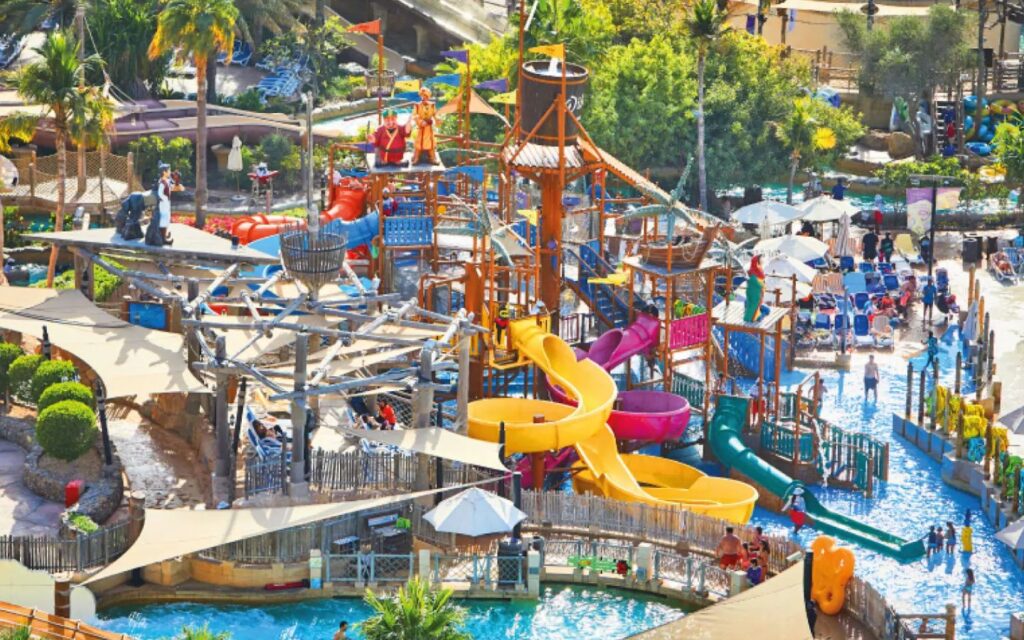 Wild Wadi Waterpark slides, Dubai