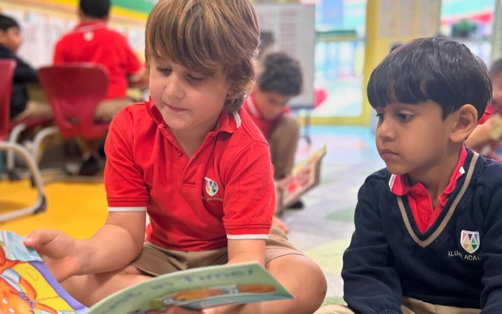 Students at Yas American Academy Yas Island