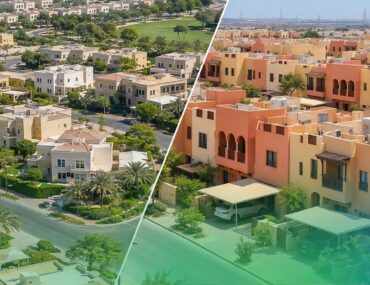 Collage of al reef and hydra village