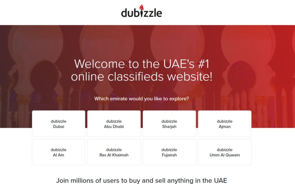 dubizzle is one of the useful apps in dubai to buy or sell preloved products