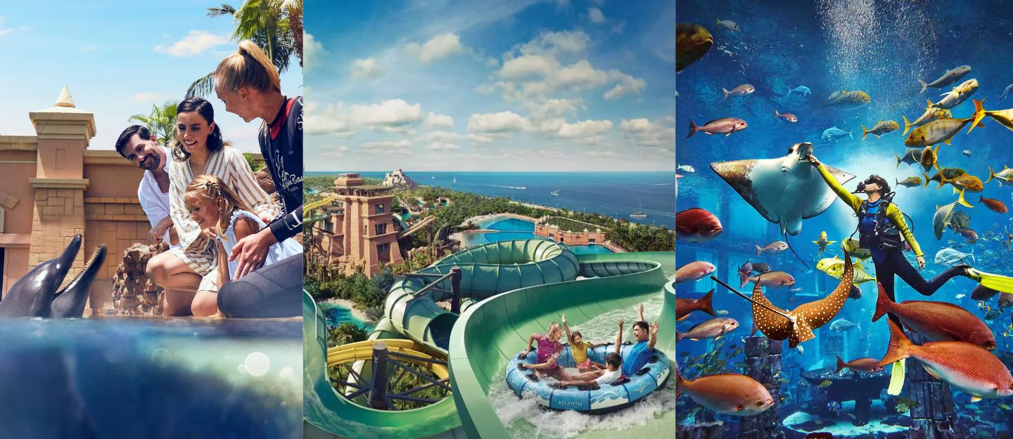 Enjoy breathtaking rides and experiences at Aquaventure World Waterpark in Dubai