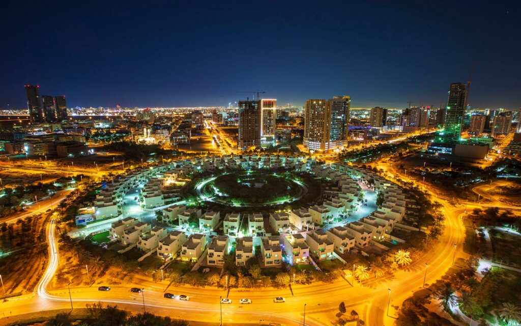 aerial view of JVC