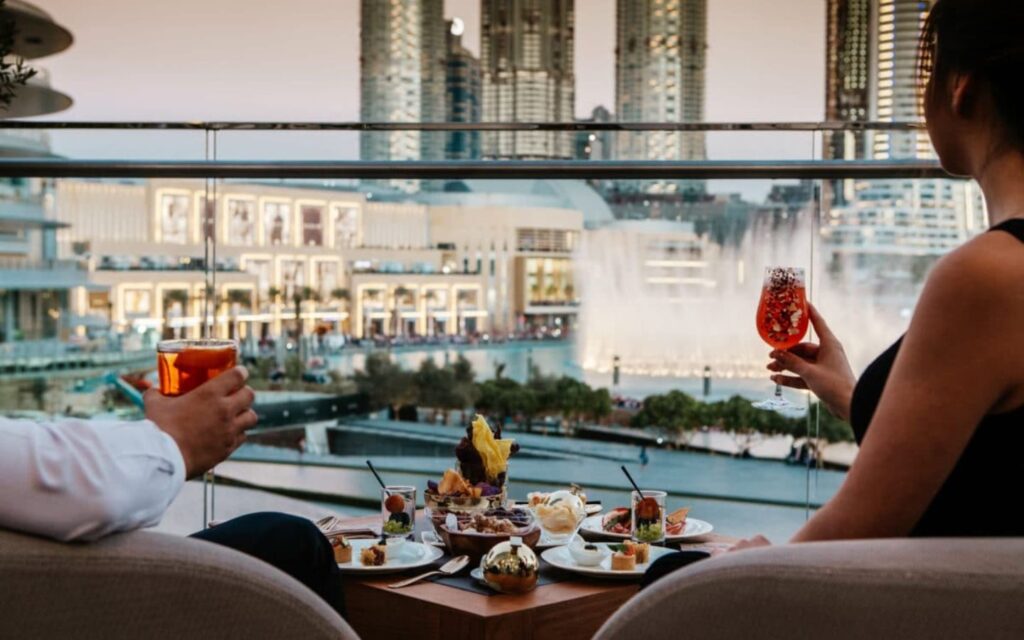 Fine dining in Burj Khalifa doesn’t get more refined than Armani/Ristorante.