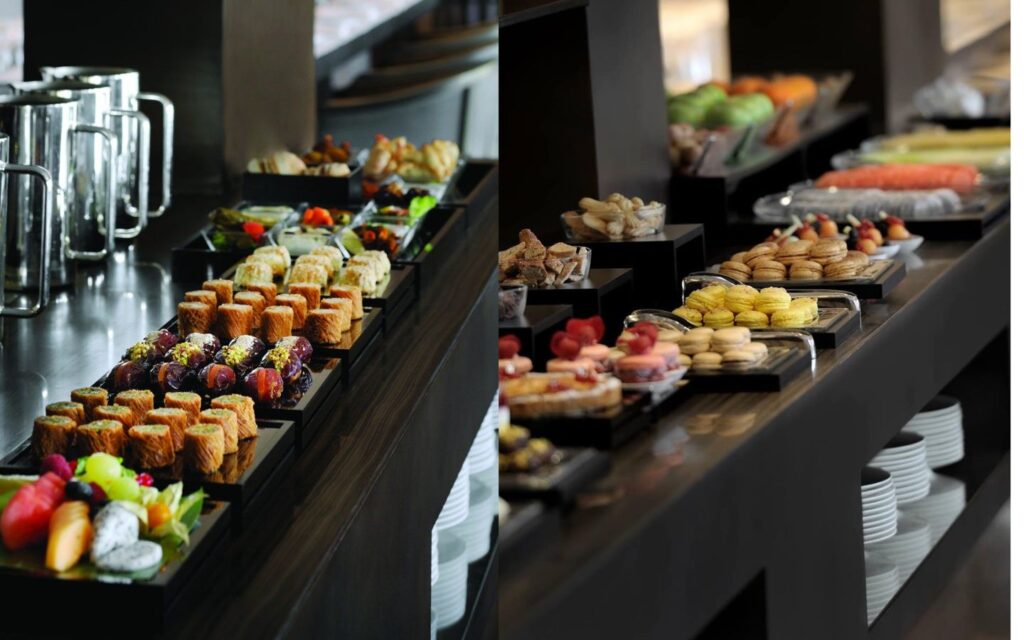 Breakfast buffets at of the best restaurants in Burj Khalifa