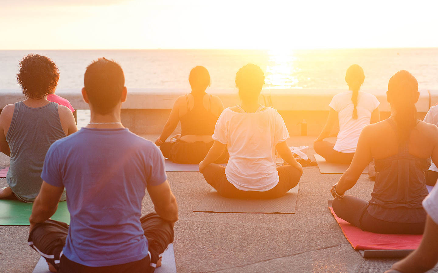 Beach Yoga in Dubai Marina