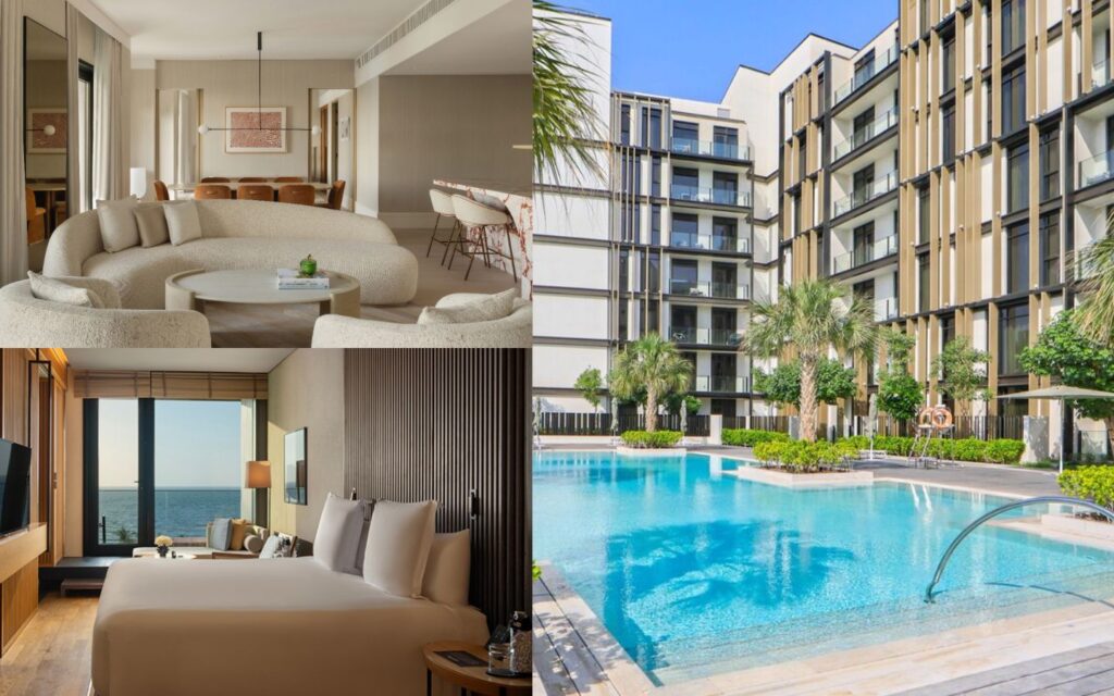 luxury accommodation options in Bluewaters Island Dubai