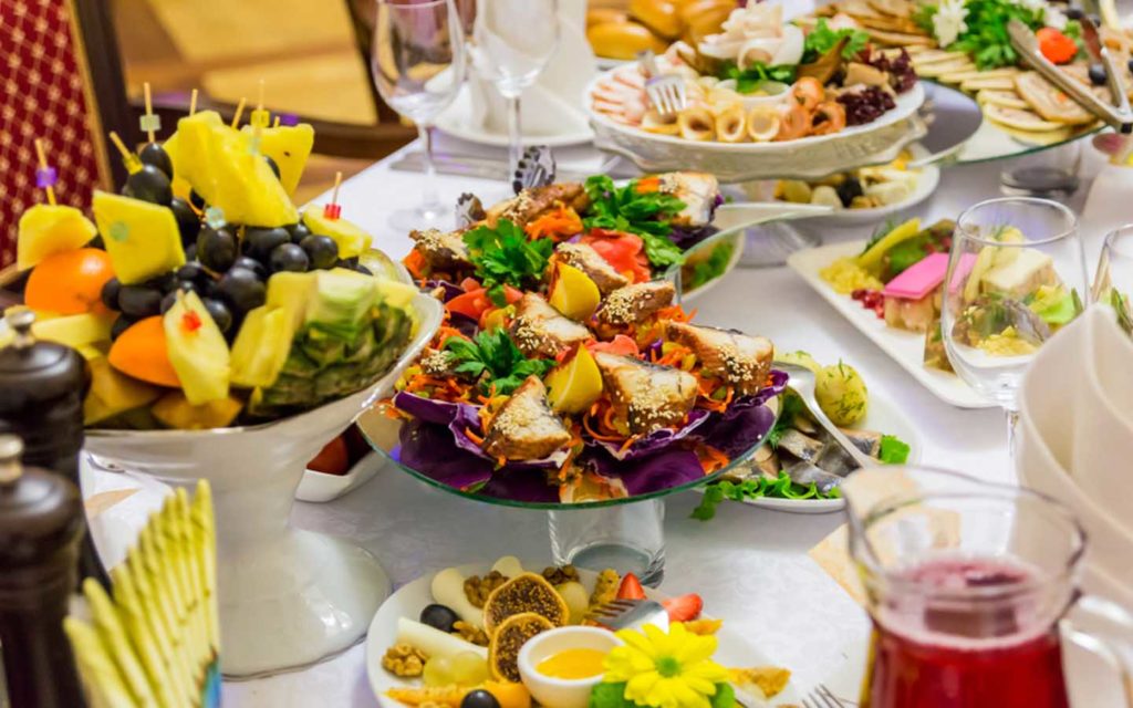 spread of food