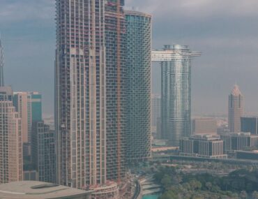 Apartment buildings in Downtown Dubai