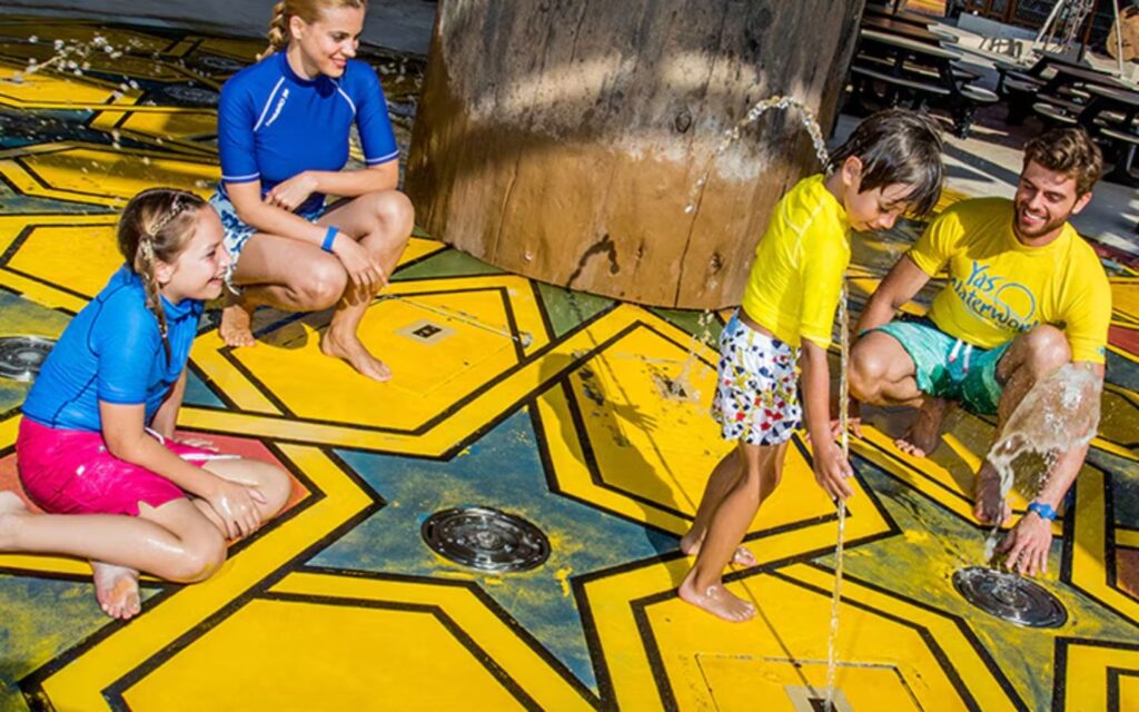Have fun at Cannon Point, a splash-filled zone 